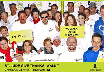 Window World Participates in the 2013 St. Jude Give Thanks. Walk