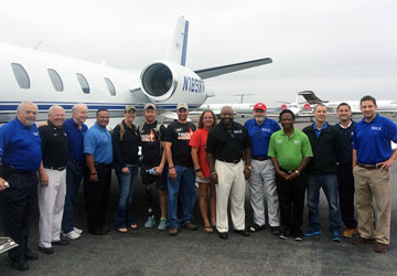Flight Marks 70th Veterans Airlift Command Mission for Window World.